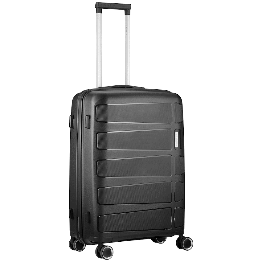 Travelwize Tourer PP 65cm 4-wheel Spinner Luggage Black
