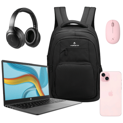 MTP03HX/A iPhone 15 128GB | HP 245 G10 14 inch 8GB/256GB Win11 - Bag+Mouse+Headphone