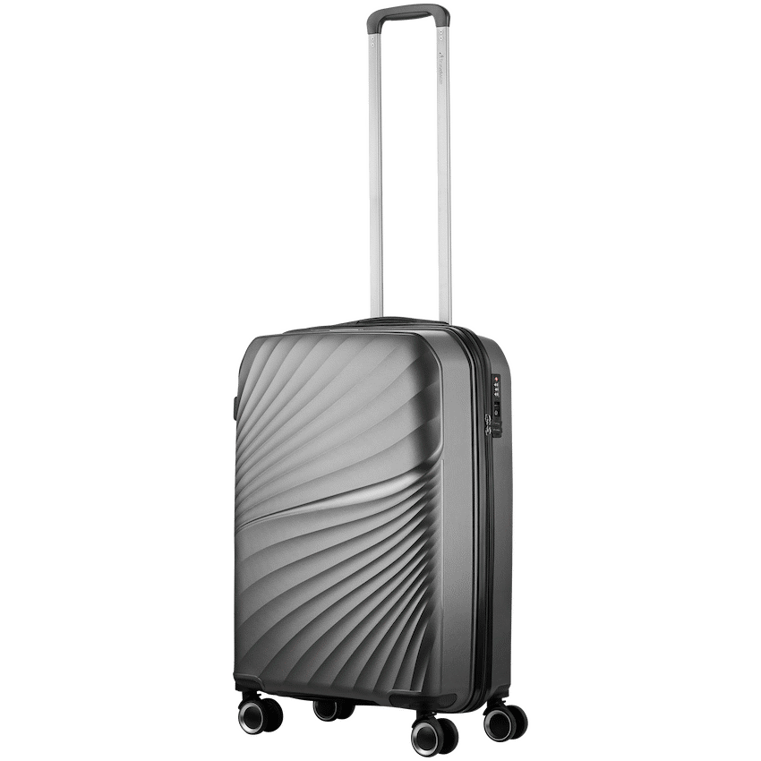 Travelwize Quartz PP 76cm 4-Wheel Spinner Luggage - Silver