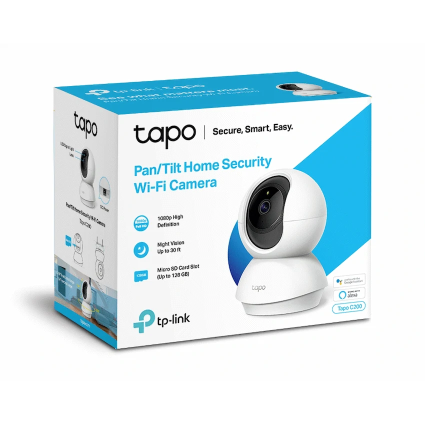 TP-Link Tapo C200 1080p Pan/Tilt Home Security Wi-Fi Camera