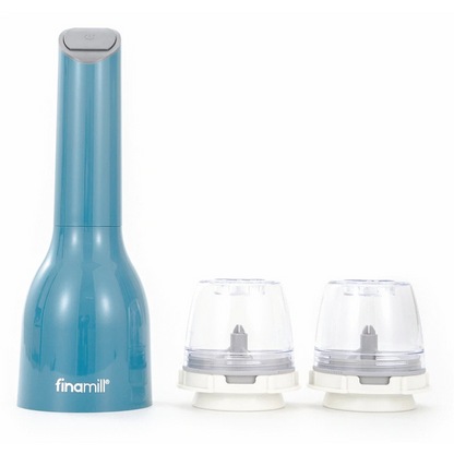 Finamill Battery Operated Grinder - Ocean Blue