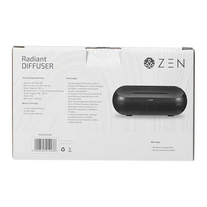 Zen Radiant Diffuser - Black
