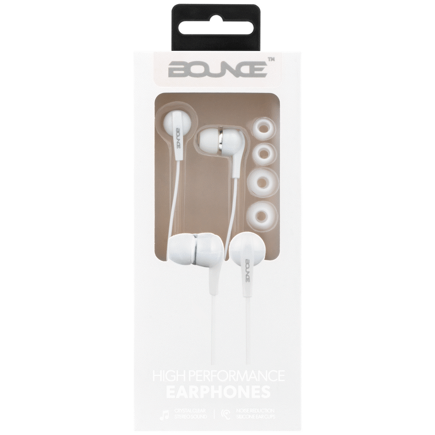 Bounce Hustle earphones white