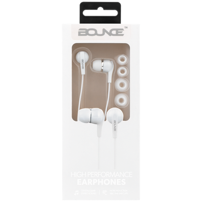 Bounce Hustle earphones white