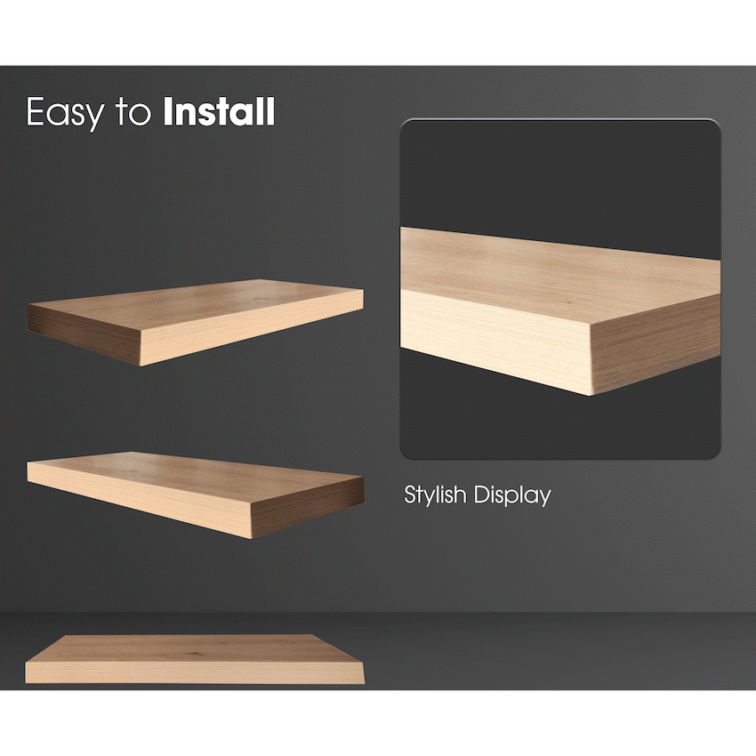 Everfurn Thea Floating  Wall Shelf -Small