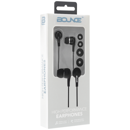 Bounce Hustle Earphones - Black