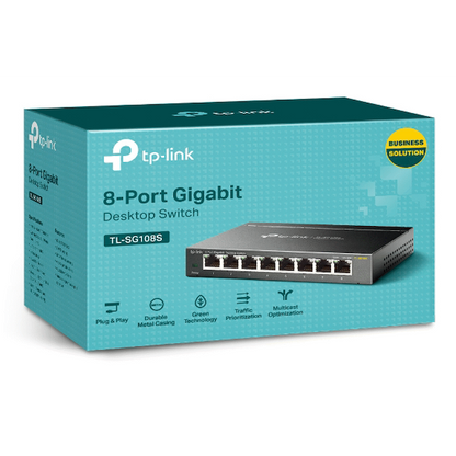 TP-Link TL-SG108S 8-Port Gigabit Desktop Switch