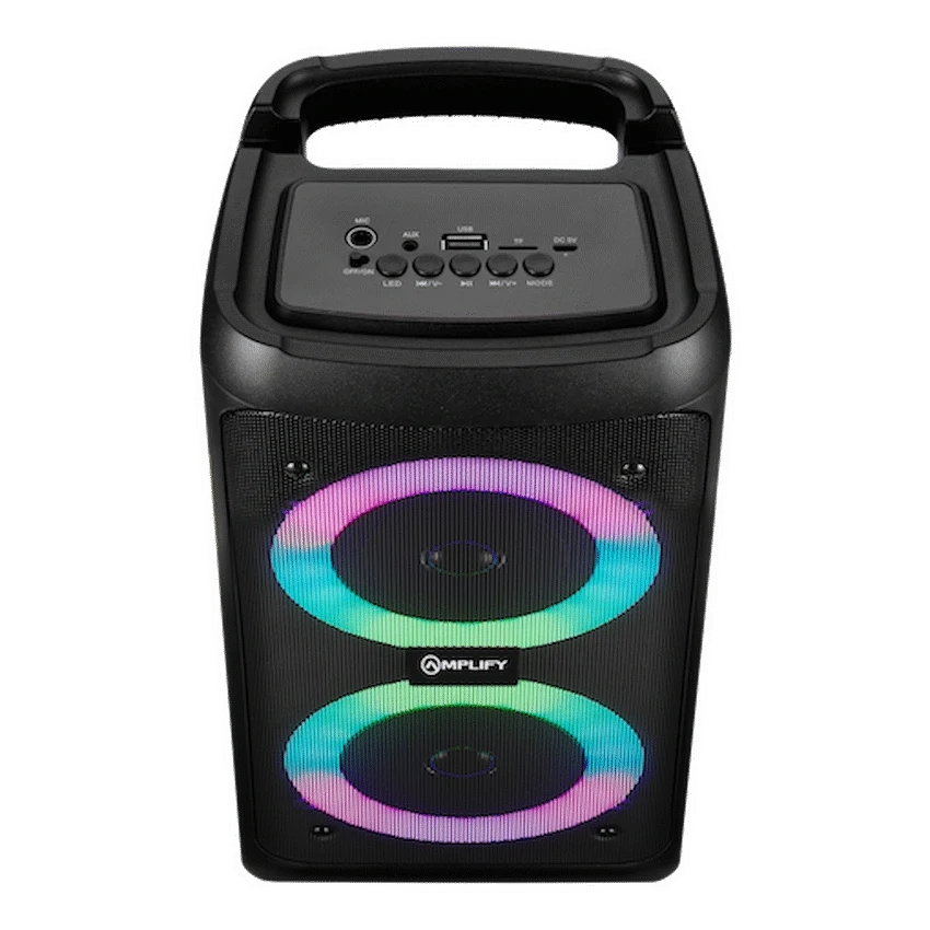 Amplify Megavibe Series Dual 4" Party Speaker - Black