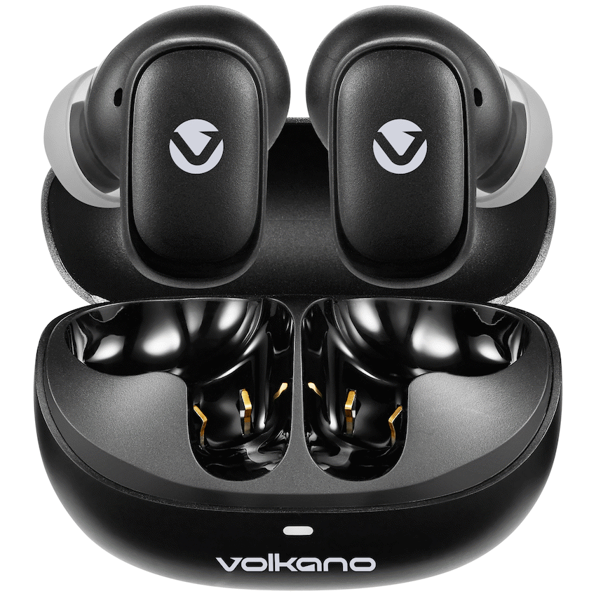 Volkano Sugar-Cube Active Noise Cancelling True Wireless Earphones - Black