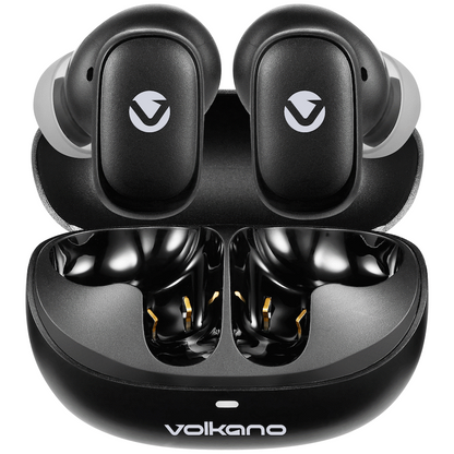 Volkano Sugar-Cube Active Noise Cancelling True Wireless Earphones - Black