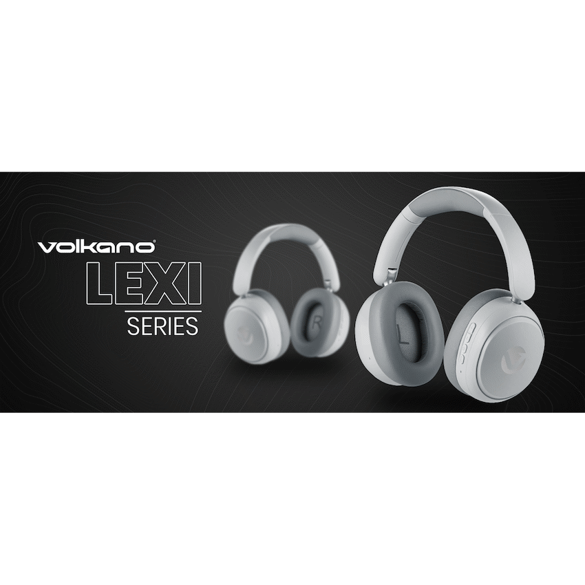 Volkano Lexi Bluetooth Headphone with ANC - Grey