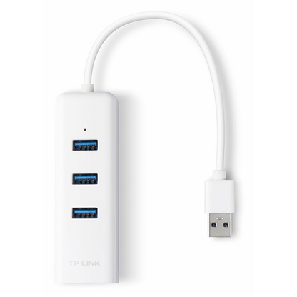 TP-Link UE330 USB 3.0 to Gigabit Ethernet Network Adapter with 3-Port USB 3.0 Hub