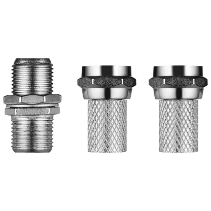 Volkano 2x F Connector & Barrel Joiner