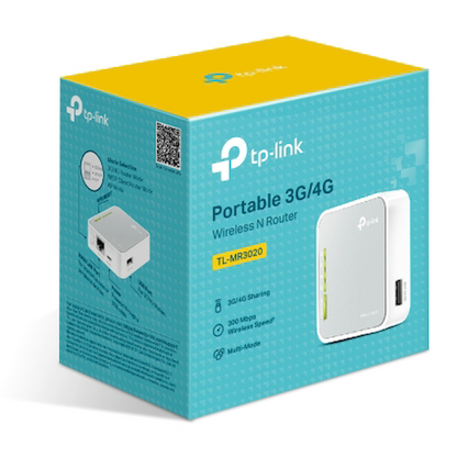 TP-Link TL-MR3020 N300 Wireless Dual-Band 4G LTE Router