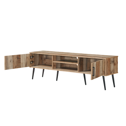 Everfurn Vernice TV Stand - 1800w with Two Cupboards