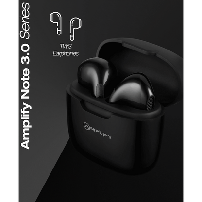 Amplify Note 3.0 Series TWS Earphones - Black