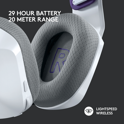 Logitech(R) G733 Lightspeed Wireless RGB Gaming Headset - White