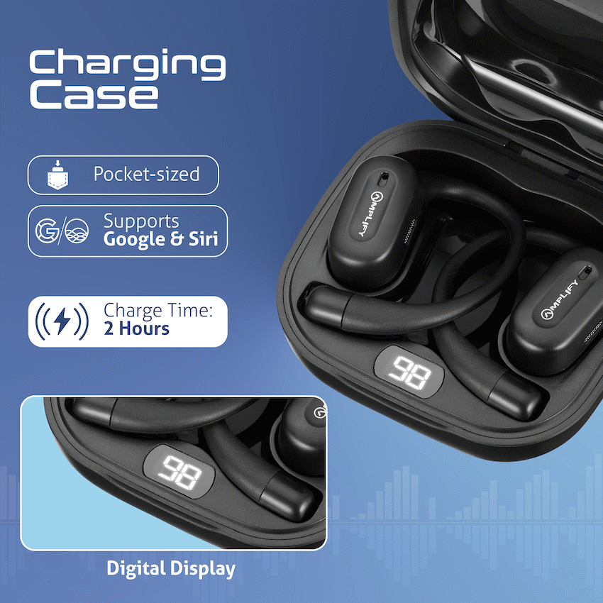 Amplify Move Series Air Conduction TWS Earphones - Black