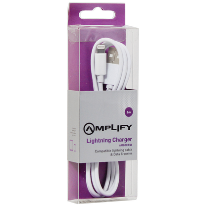 Amplify Lightning Charging Cable for iPhone & iPad (10W) - White