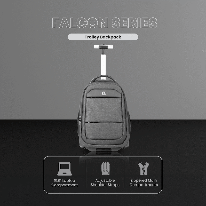 Volkano Falcon Trolley - Black Charcoal