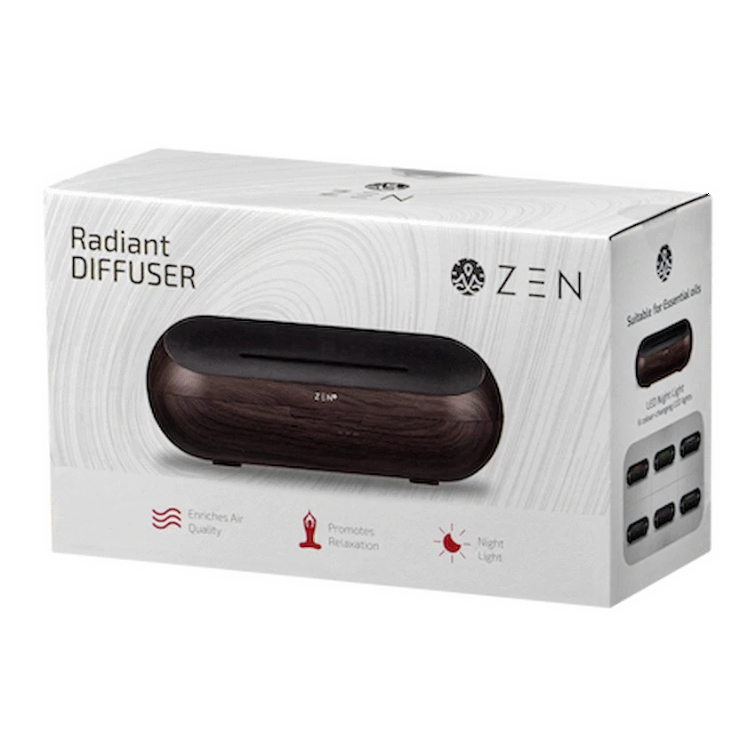 Zen Radiant Diffuser - Dark Wood