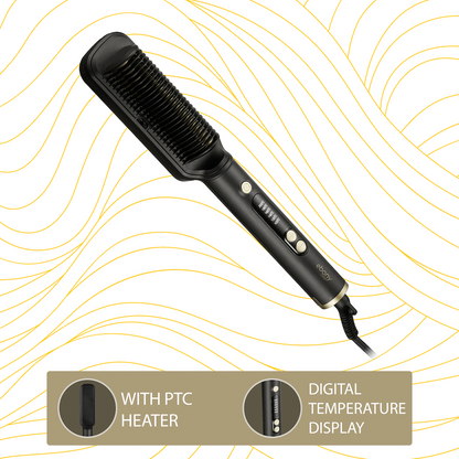 Carmen Ebony Hair Straightening Brush