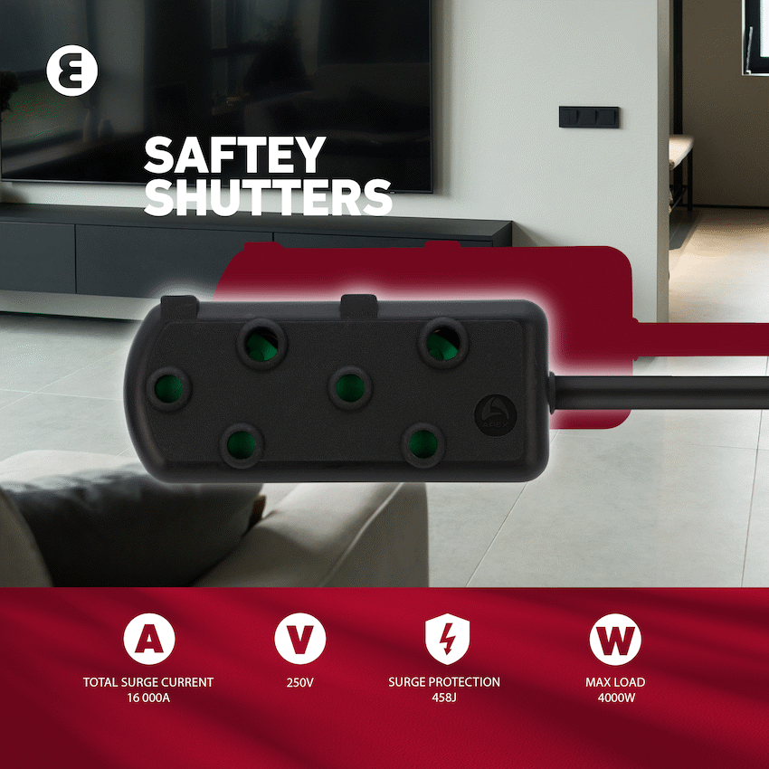 Ellies Side-by-Side Heavy-Duty Extension Lead - 20m