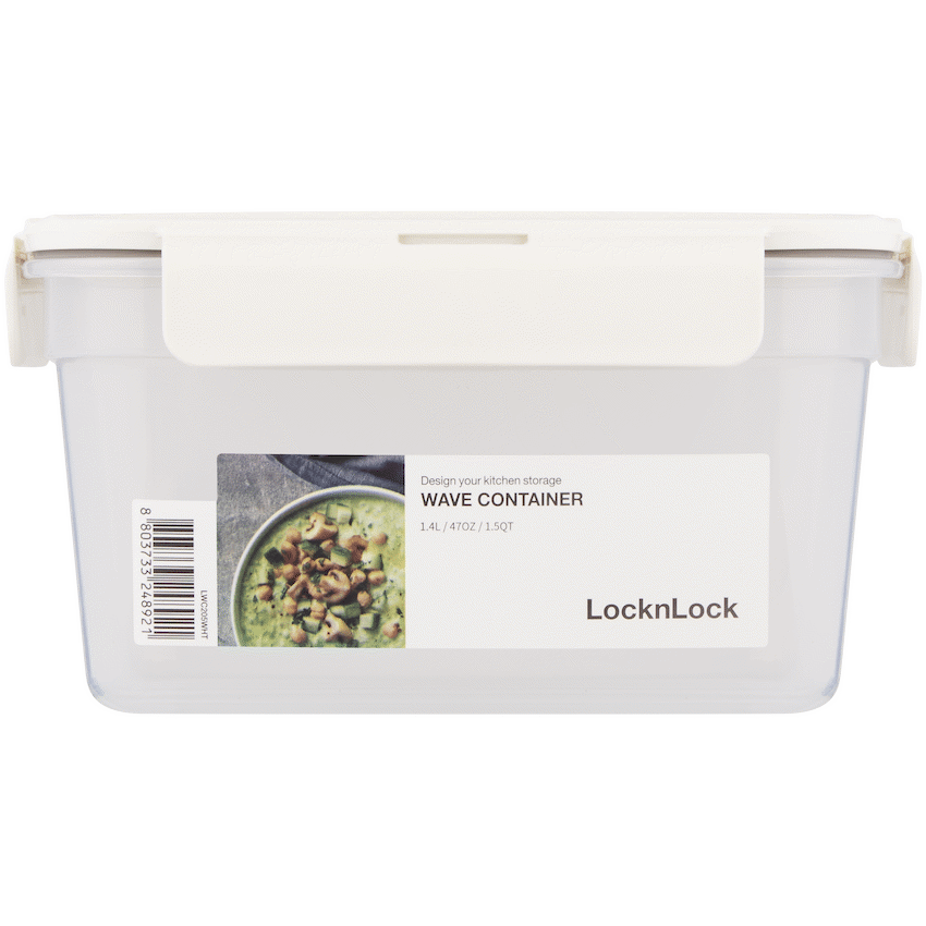 LocknLock Wave Container 1.4lt - White