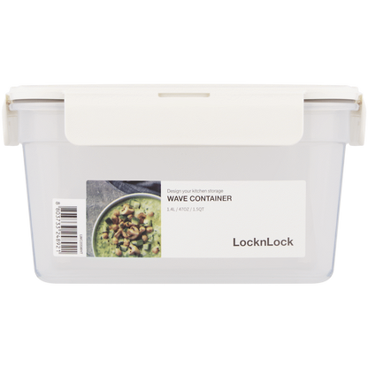 LocknLock Wave Container 1.4lt - White