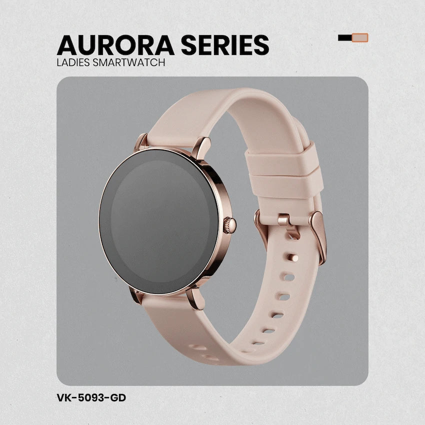 Volkano Aurora Series Ladies Smart Watch - Gold