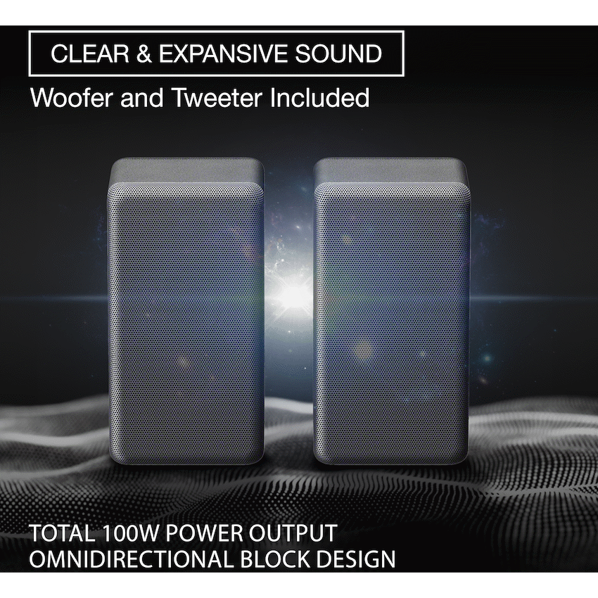 Sony SA-RS3S 100w Total Additional Wireless Rear Speakers