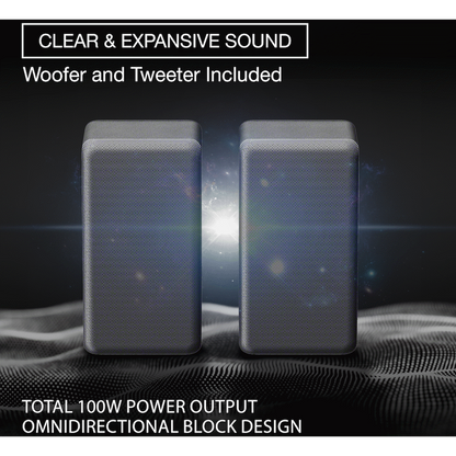 Sony SA-RS3S 100w Total Additional Wireless Rear Speakers