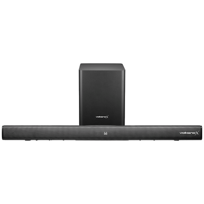 VolkanoX Supersonic 2 Series 2.1 200w Soundbar System with Wireless Subwoofer - Black