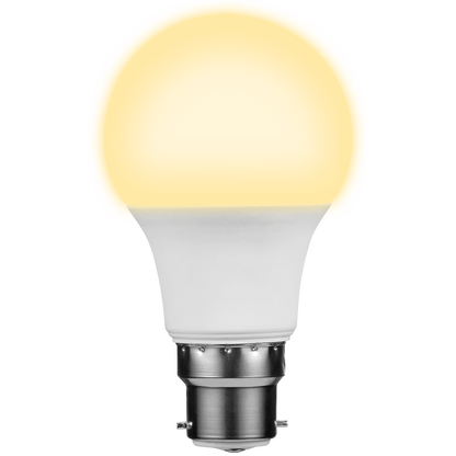 Switched 7w A60 Light Bulb B22 - Warm White