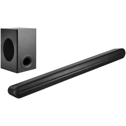 Gibson Clarke Cambridge Series 2.1 160w Soundbar with Wireless Subwoofer - Black