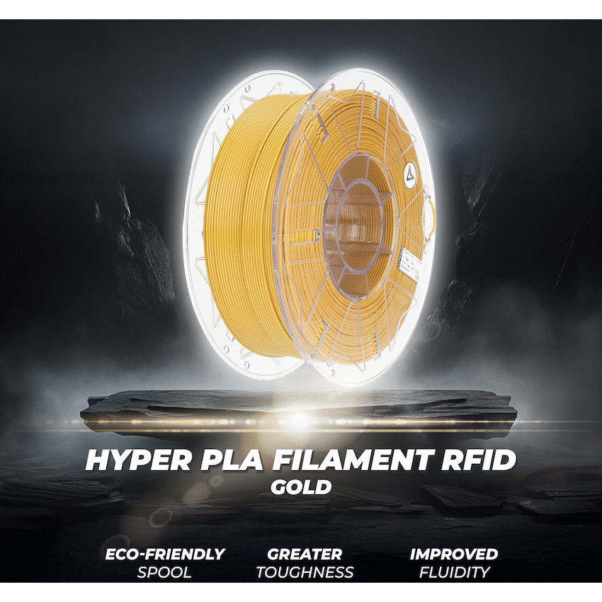 Creality Hyper PLA Filament RFID - Gold