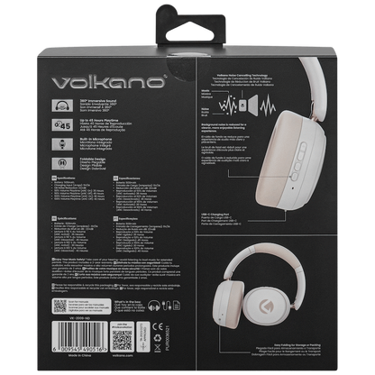 Volkano Lexi Bluetooth Headphone with ANC - Nude