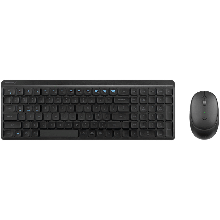 VolkanoX Scorch Bluetooth Wireless Keyboard and Mouse Combo - Graphite