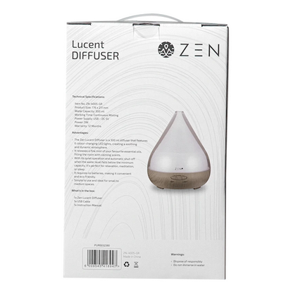 Zen Lucent Diffuser - Grey