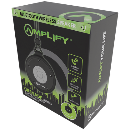 Amplify Grenade Series Bluetooth Speaker - Black