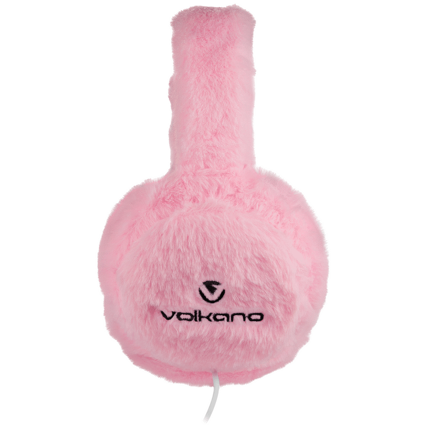 Volkano Kids Llama Series Wired Headphones with Case - Pink