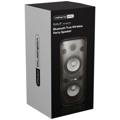 Volkano Pro VP400 Dual 8-Inch Party Speaker