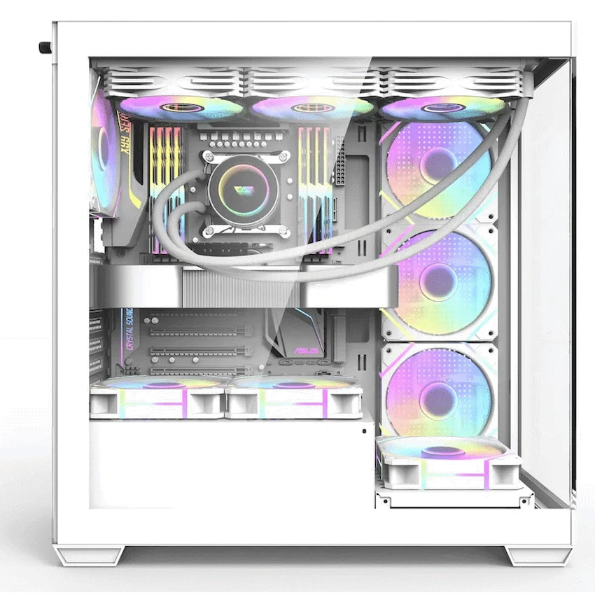 darkFlash DS900 ATX Computer Case - White
