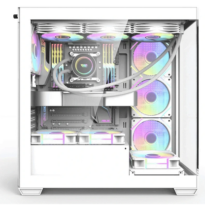 darkFlash DS900 ATX Computer Case - White