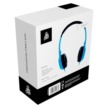 Pro Bass Elevate Series Auxiliary Headphone - Blue