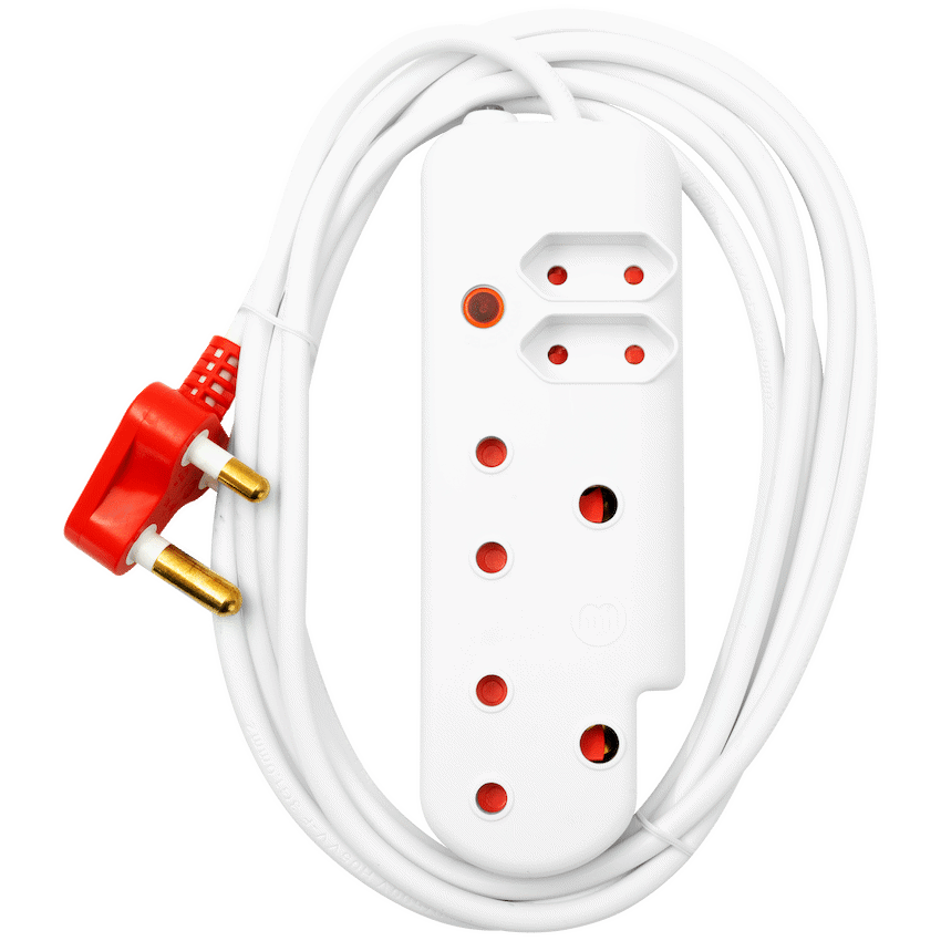 Ellies 4 Way Medium Surge Extension Lead -5M