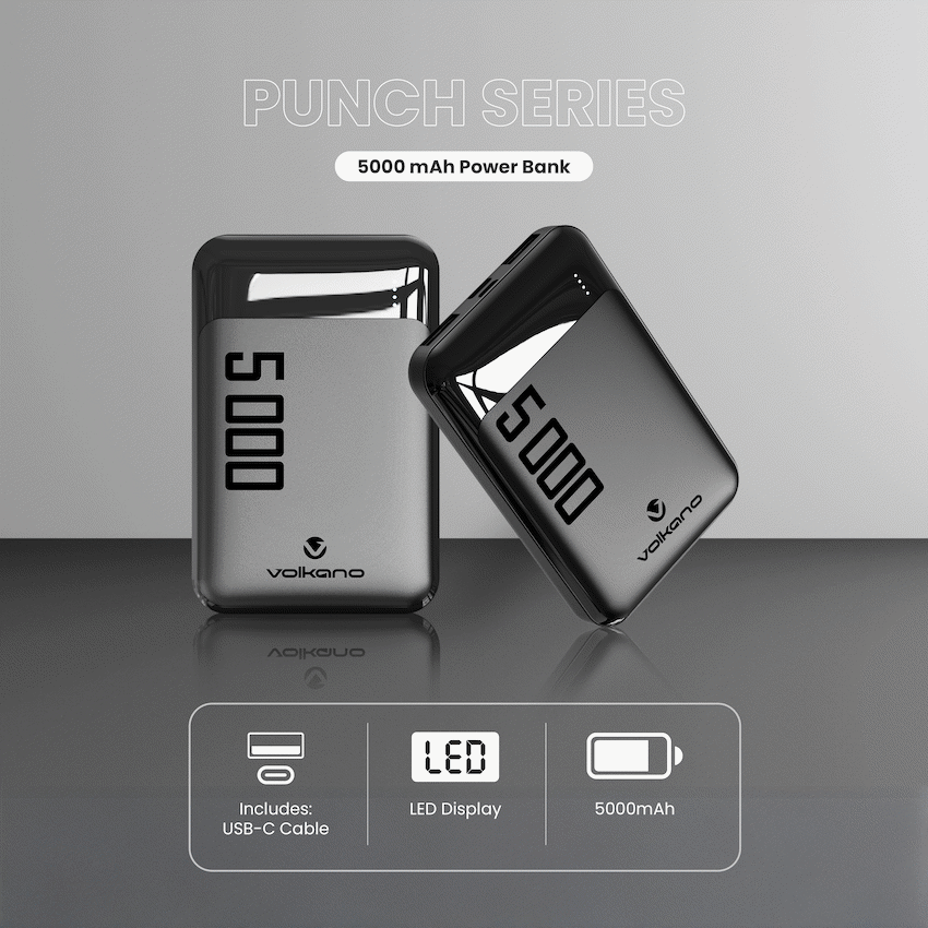 Volkano Punch Series 5000mah Power Bank