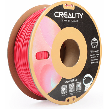 Creality CR-PLA Filament - Matte - Strawberry Red (1kg)