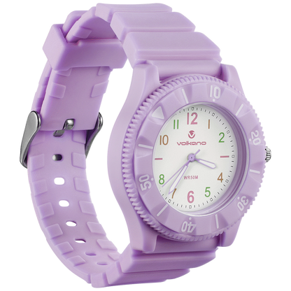 Volkano Mallow Series Kids Analogue Watch - Purple