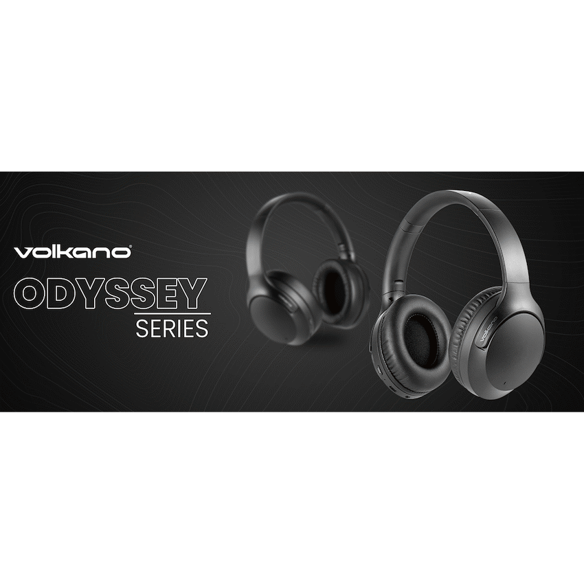 Volkano Odyssey ANC Bluetooth Wireless Headphone - Black